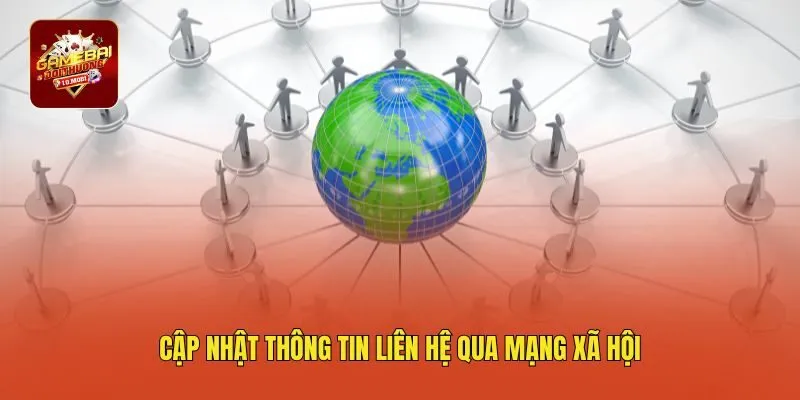 Cập nhật thông tin liên hệ qua mạng xã hội